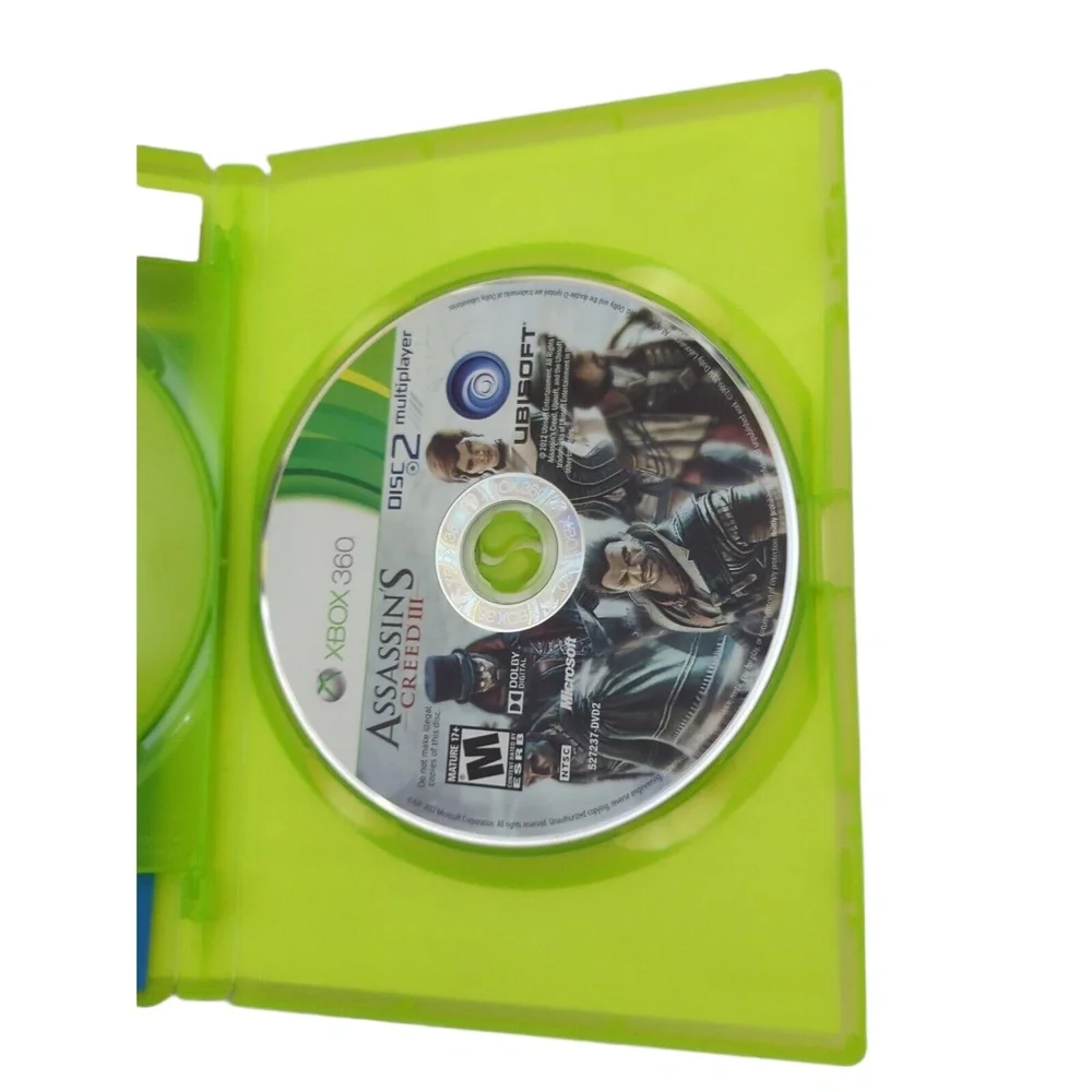 MicroSoft Xbox 360 Assassin’s Creed‎ 3 Tested Complete With Manual
